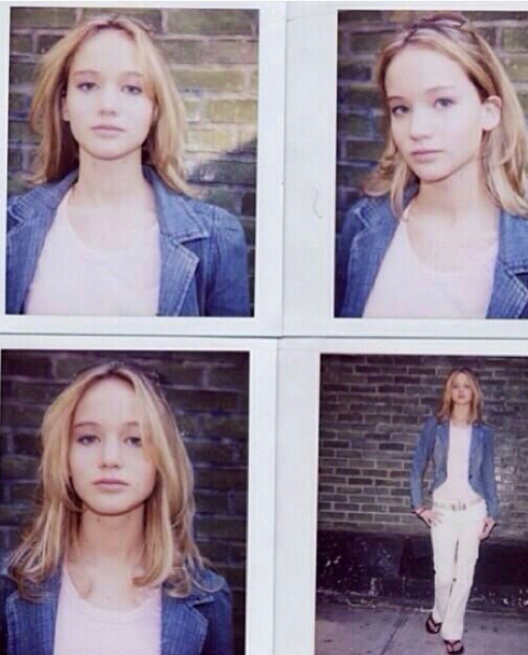Jennifer Lawrence's polaroids from her early acting days. - Jennifer Lawrence