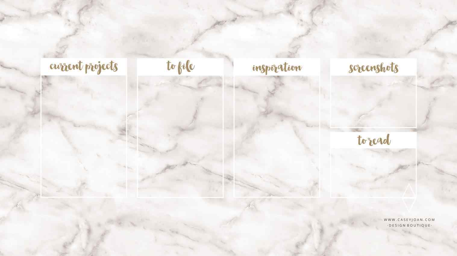 Free printable digital planner stickers for goodnotes, notability, evernote, and more. Marble background. - Gold