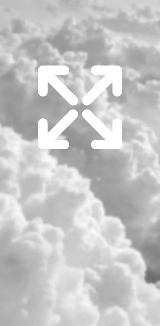 Off White Clouds Wallpaper
