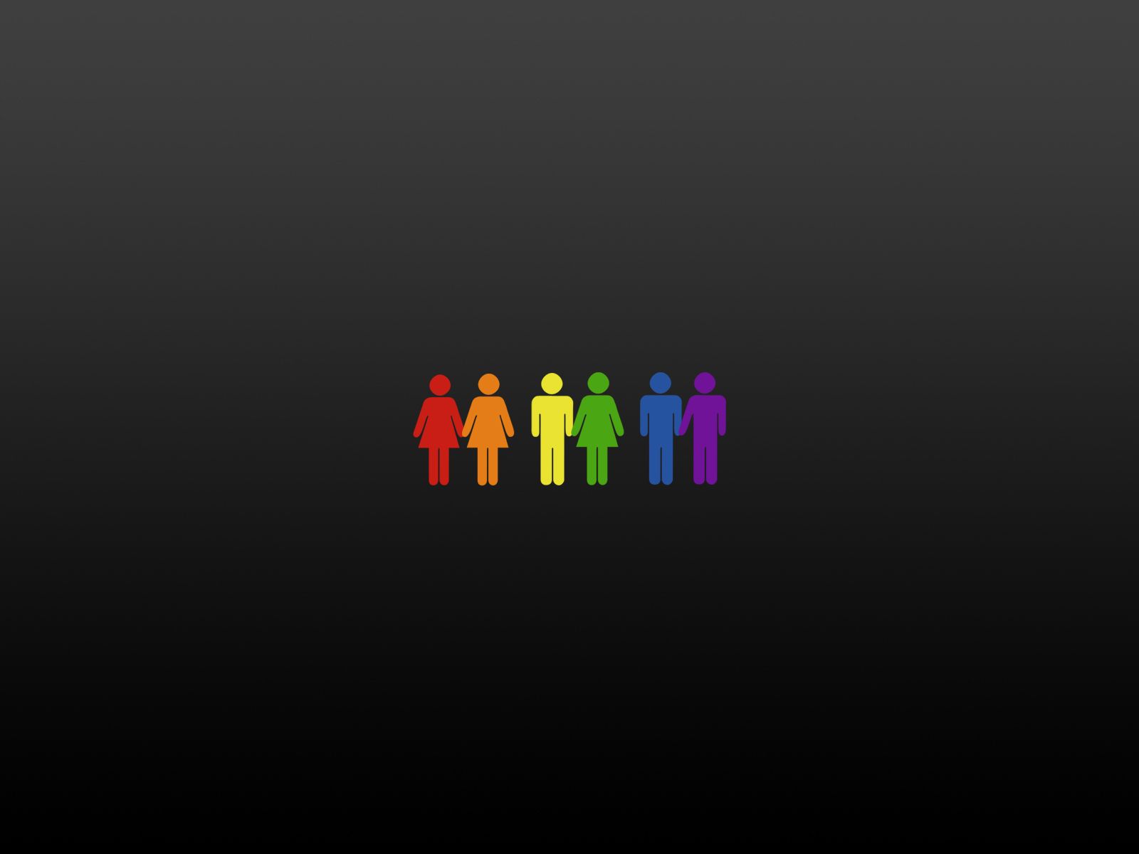 The minimalist wallpaper with a group of people - Gay