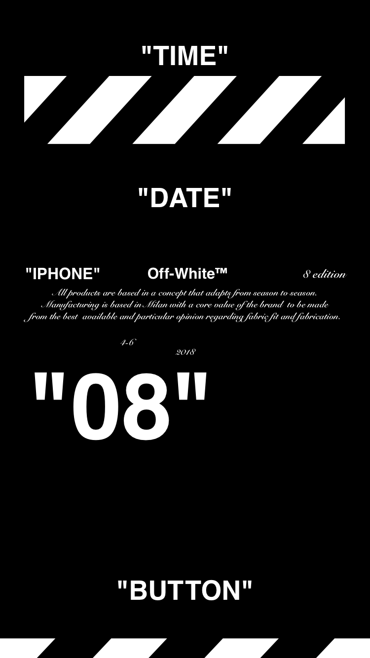 Off White iPhone 8 Wallpaper Free Off White iPhone 8 Background