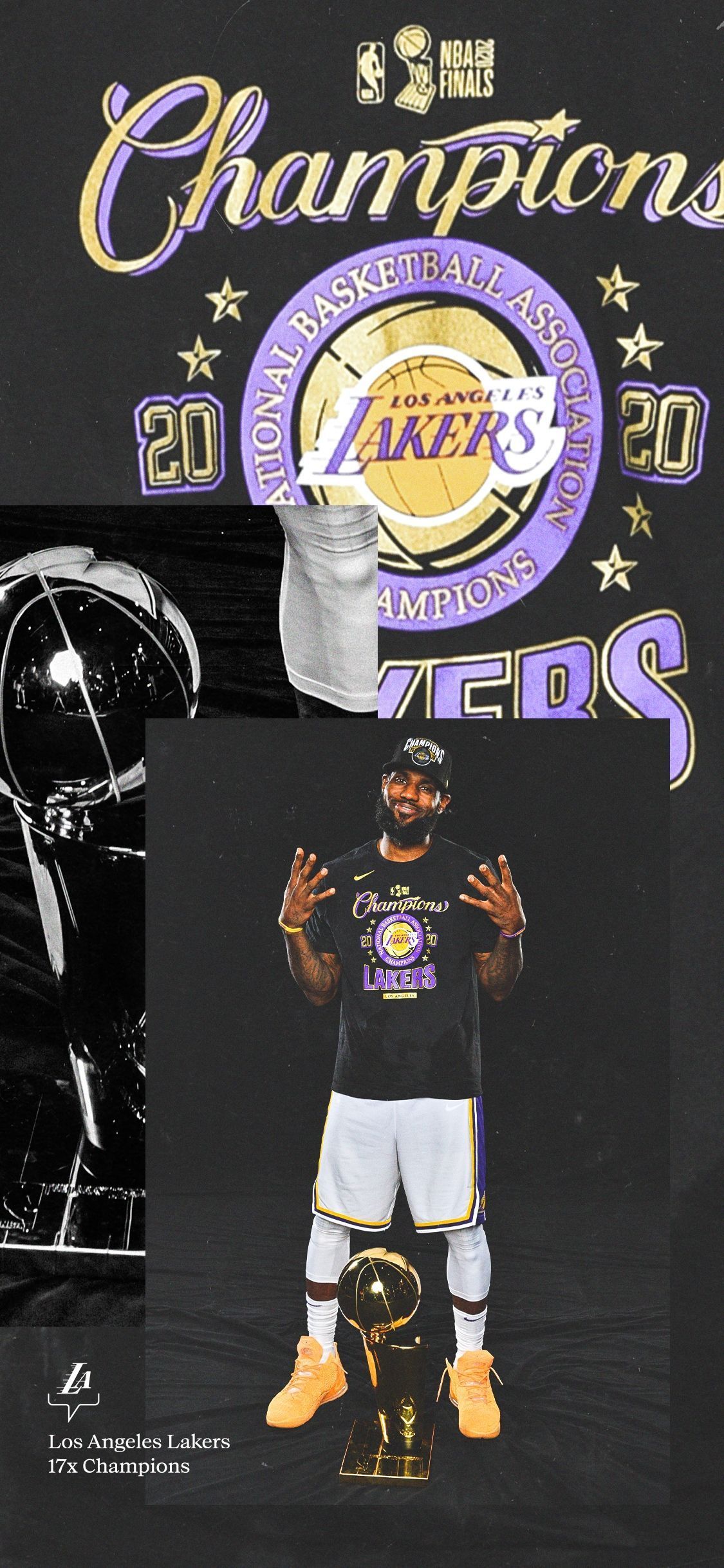 Lakers wallpaper I made for my phone - Los Angeles Lakers