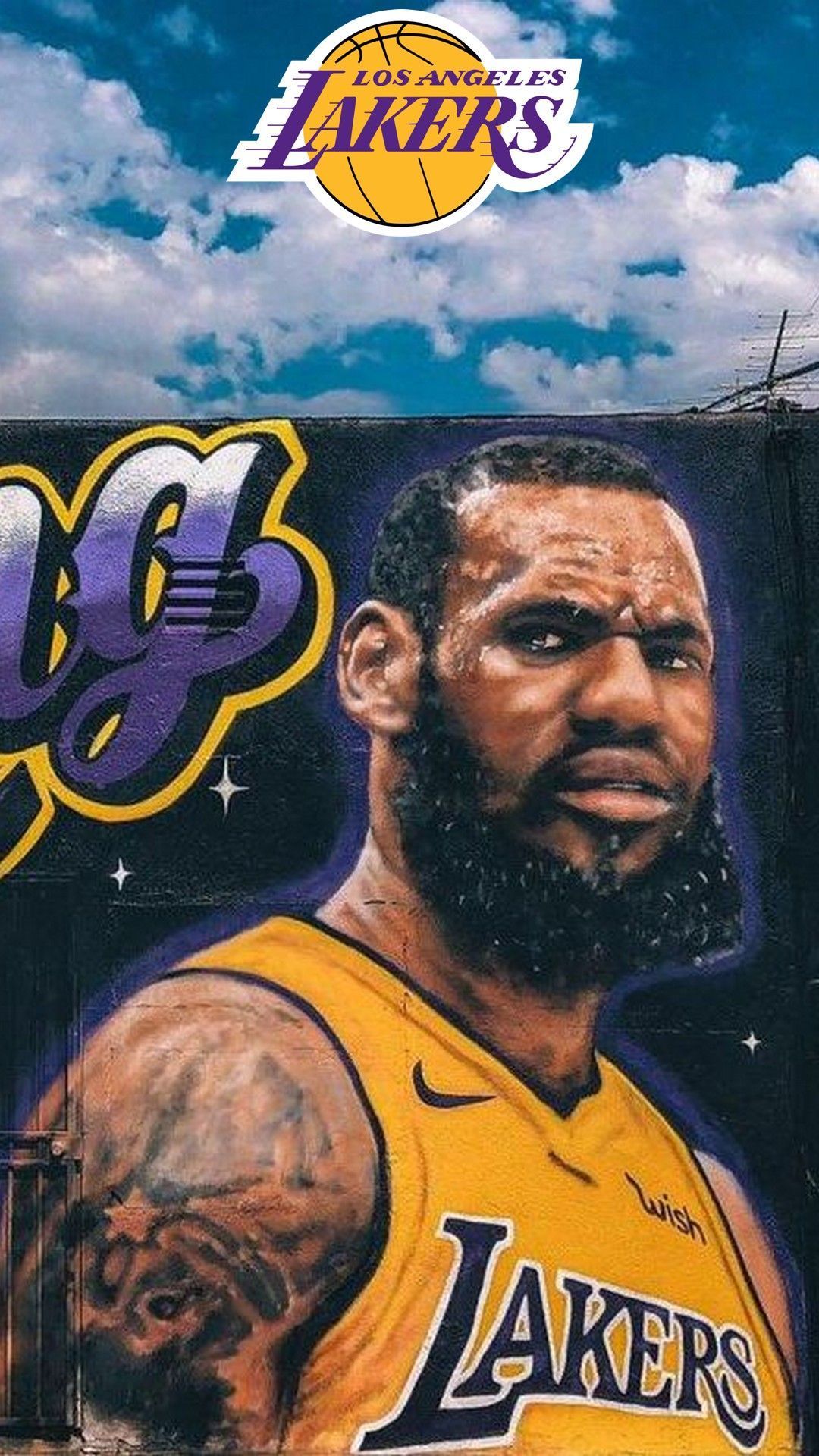 LA Lakers iPhone Wallpaper
