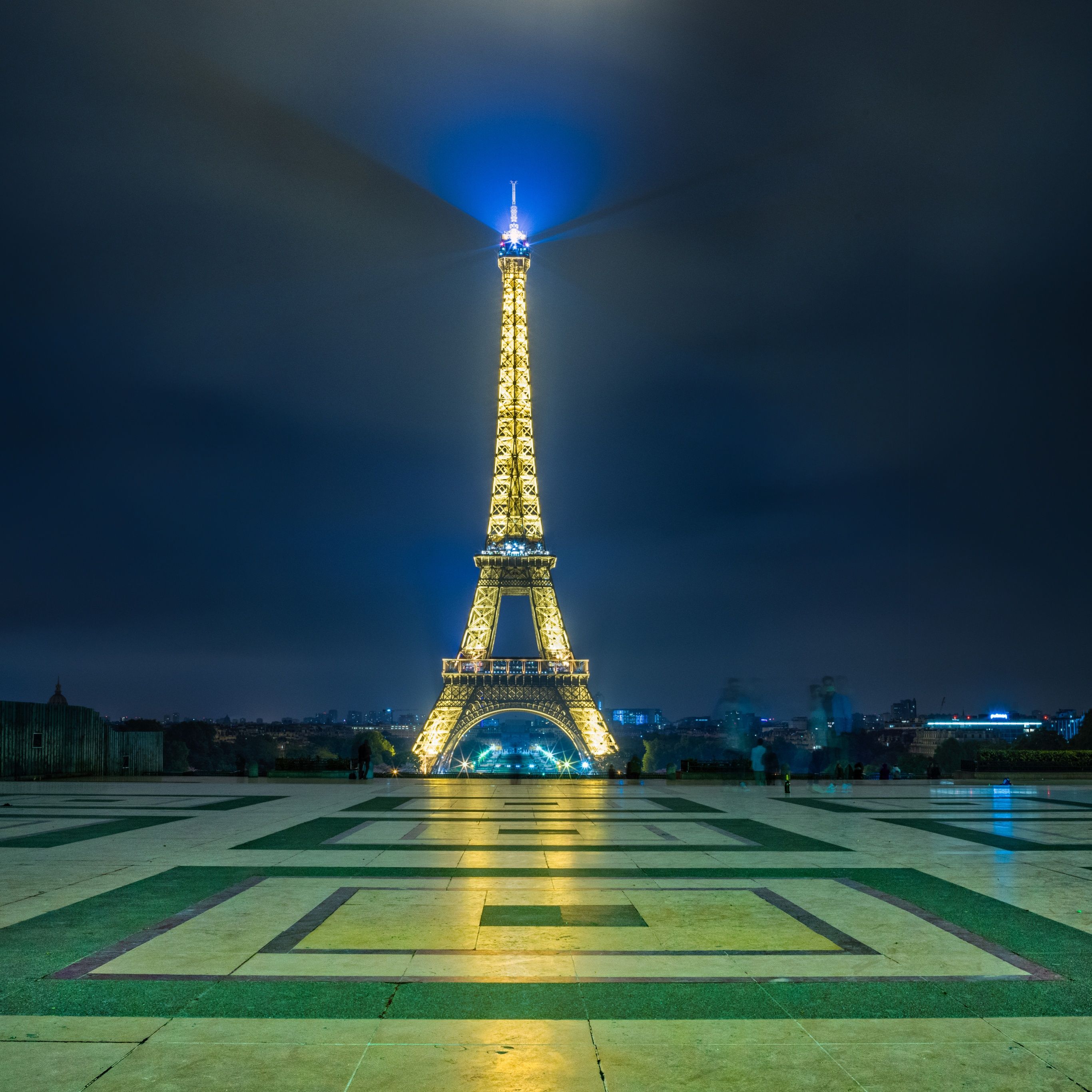 Eiffel Tower Wallpaper 4K, 8K, Paris, France, Night time