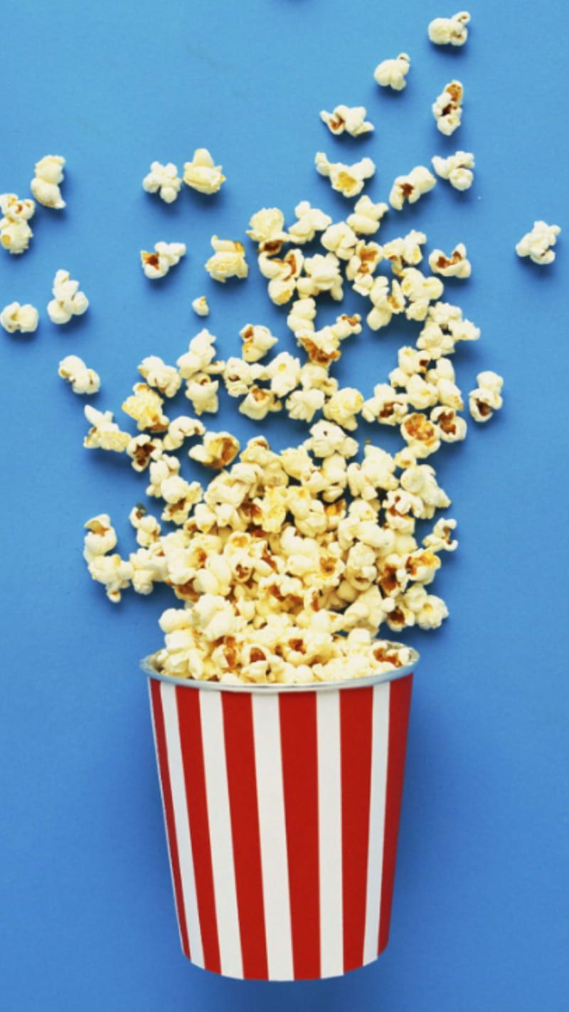 HD movie popcorn wallpaper