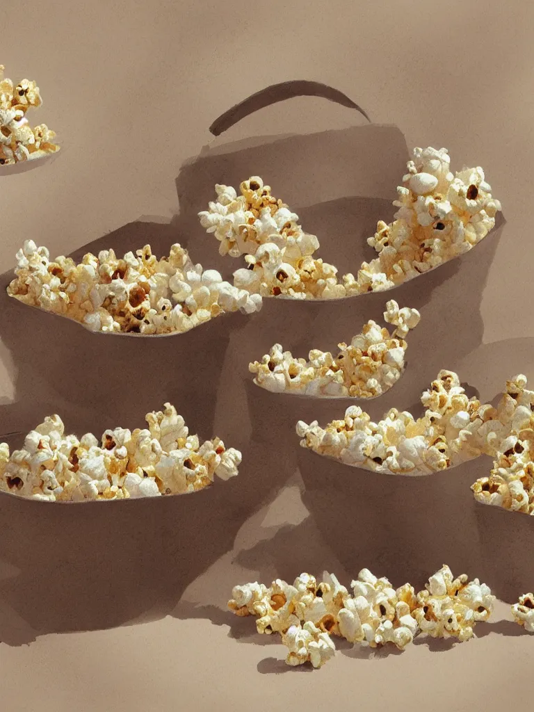 popcorn by disney concept artists, blunt borders, rule