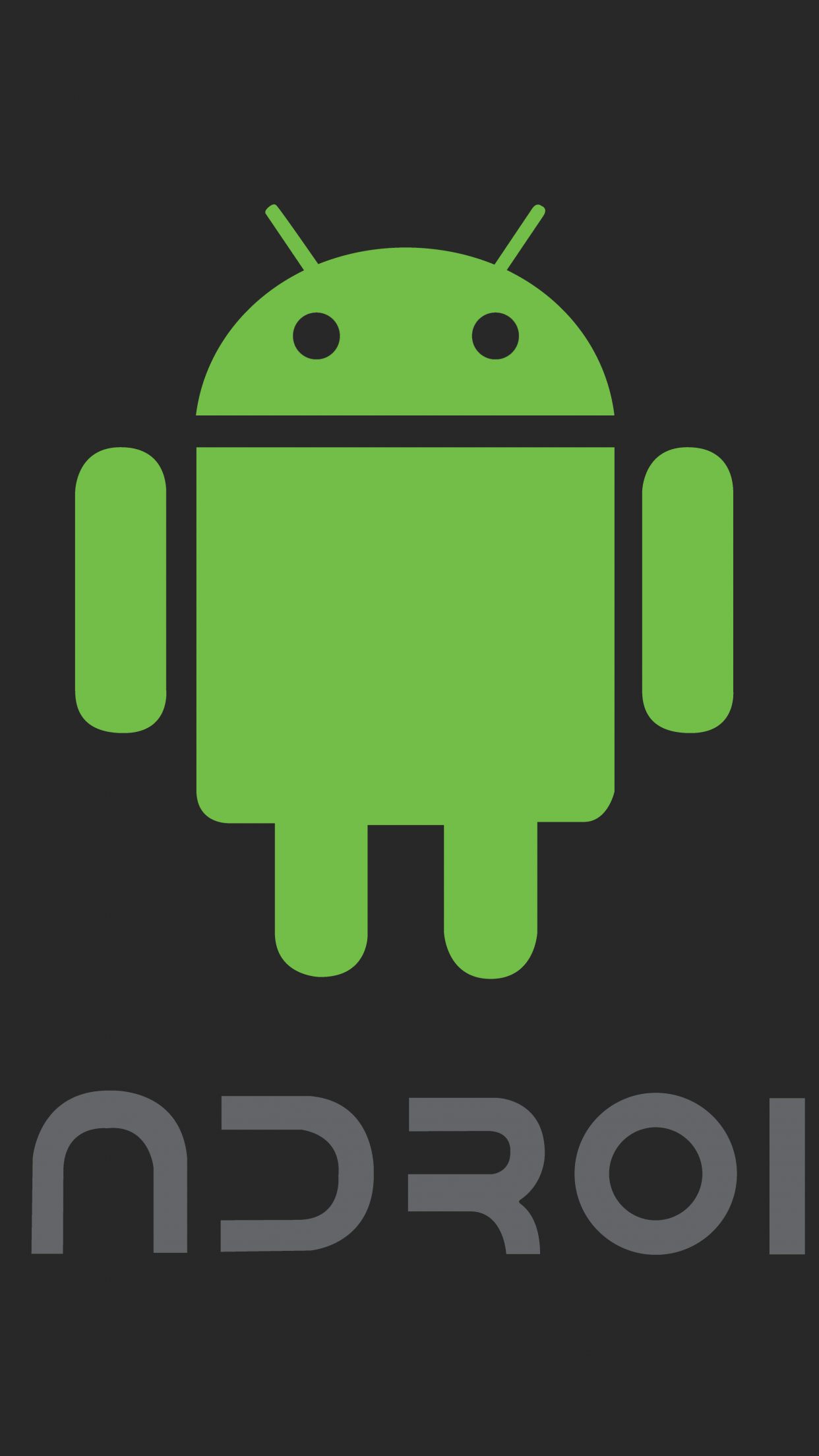 Android logo wallpaper for iPhone and Android. - Android