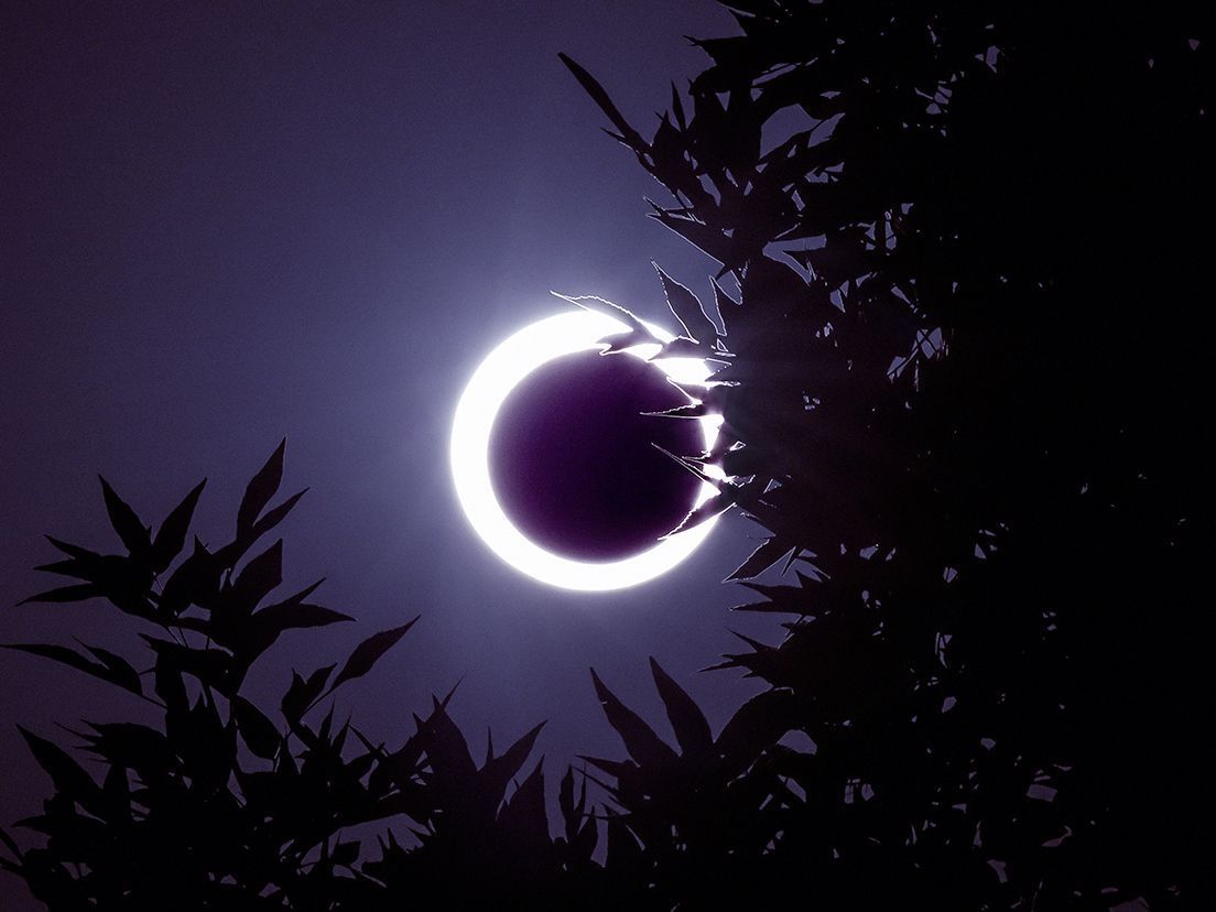 A solar eclipse is a rare event that occurs when the moon passes between the Earth and the sun, blocking the sun's light. - Eclipse