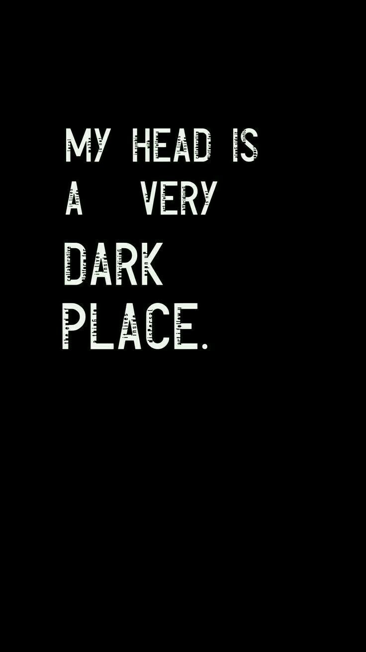 My head is a very dark place - Emo, punk