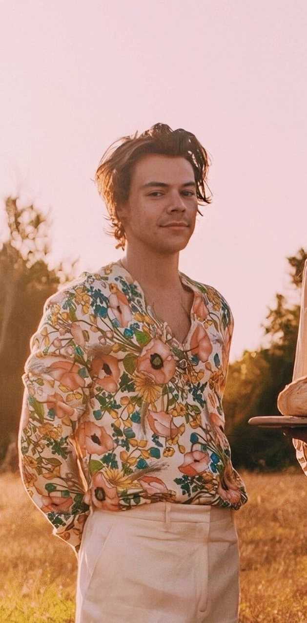 Harry Styles in a floral shirt - Harry Styles