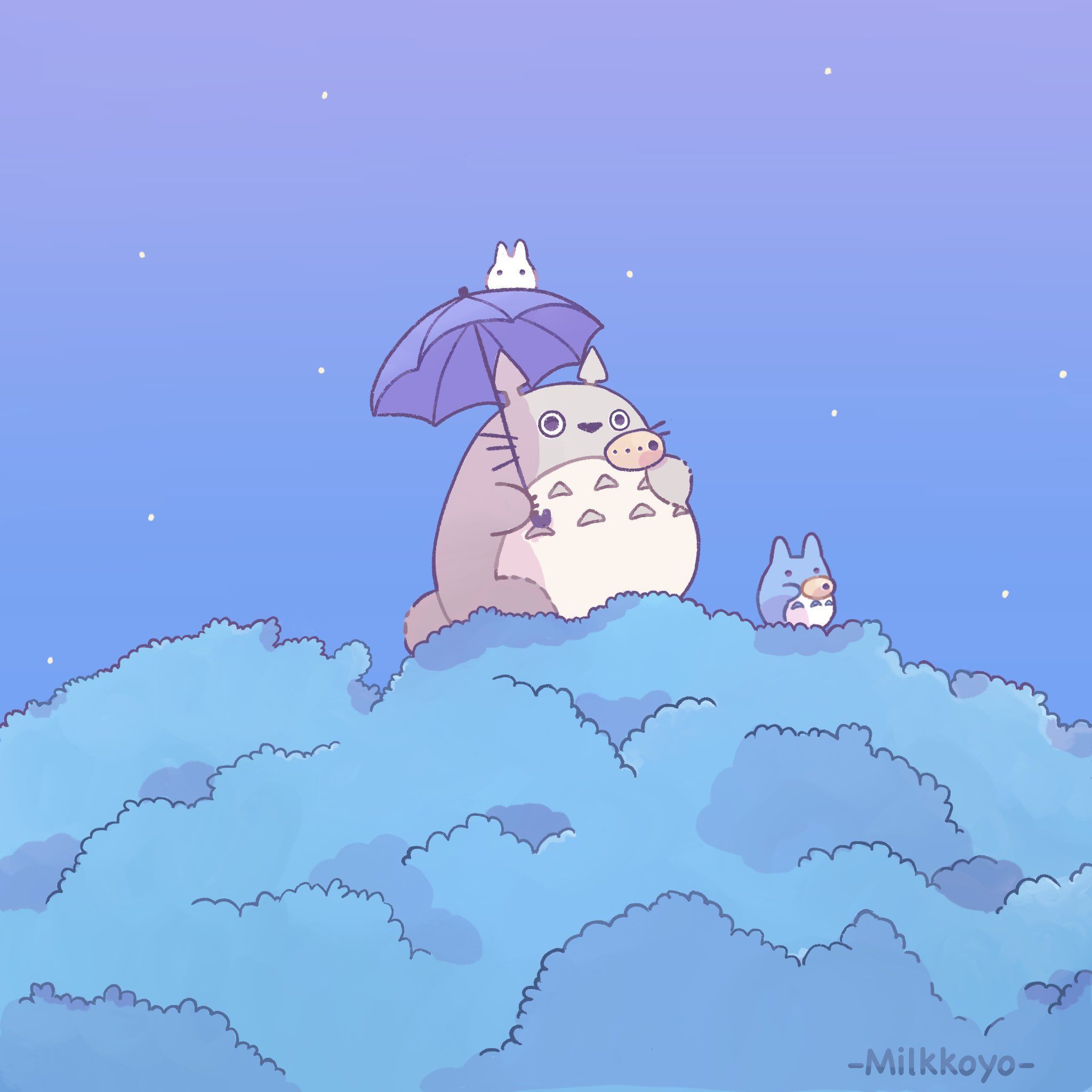 Totoro! #fanart #cute #Totoro #illustration