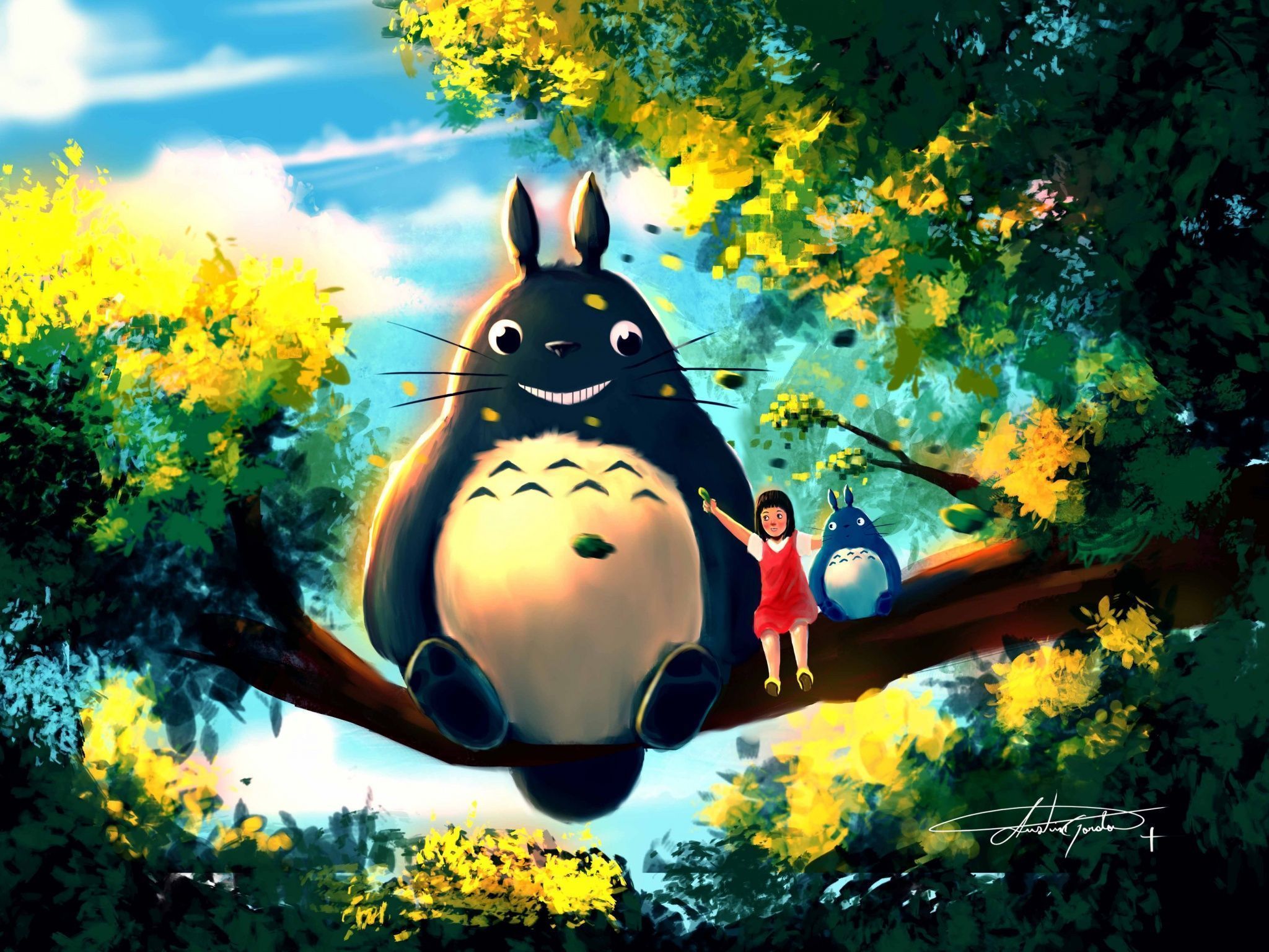 My Neighbor Totoro Wallpaper 4K, Mei, Tonari no... by ahojthere