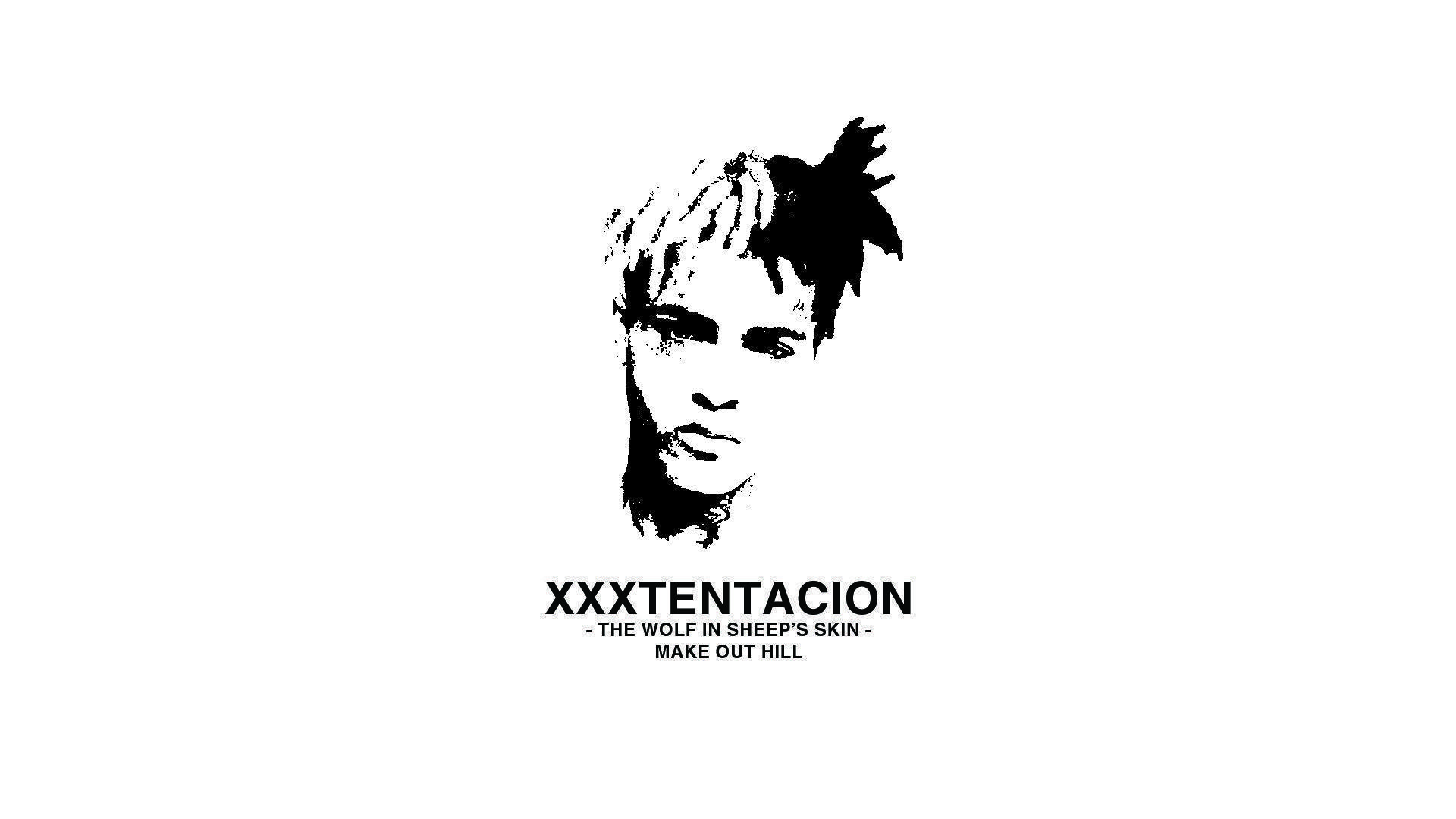 The image is a poster with an illustration of xentension - XXXTentacion