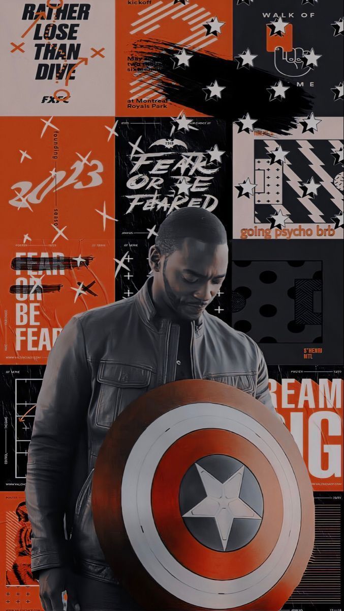 Anthony Mackie As Captain America Wallpaper