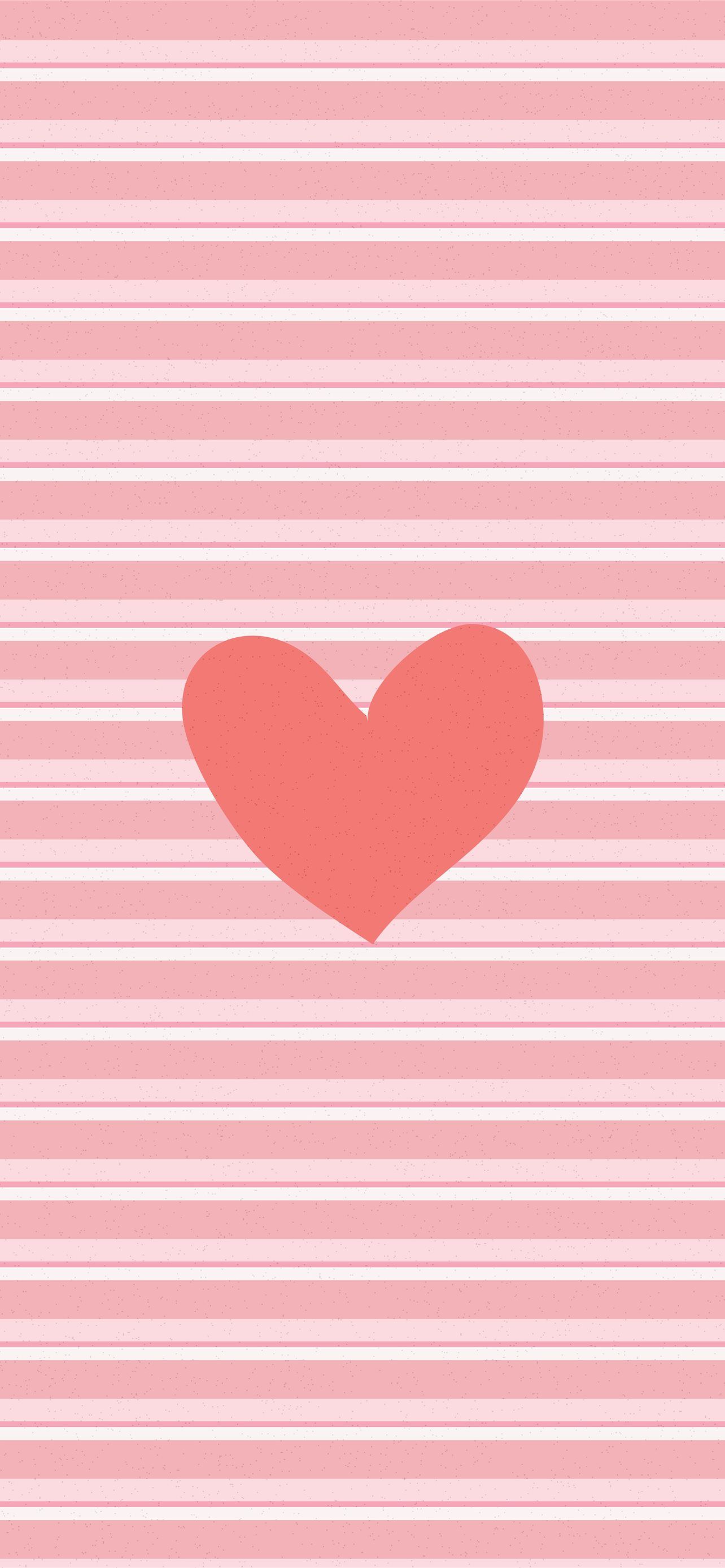 Pink Heart iPhone Wallpaper with high-resolution 1080x1920 pixel. You can use this wallpaper for your iPhone 5, 6, 7, 8, X, XS, XR backgrounds, Mobile Screensaver, or iPad Lock Screen - Valentine's Day