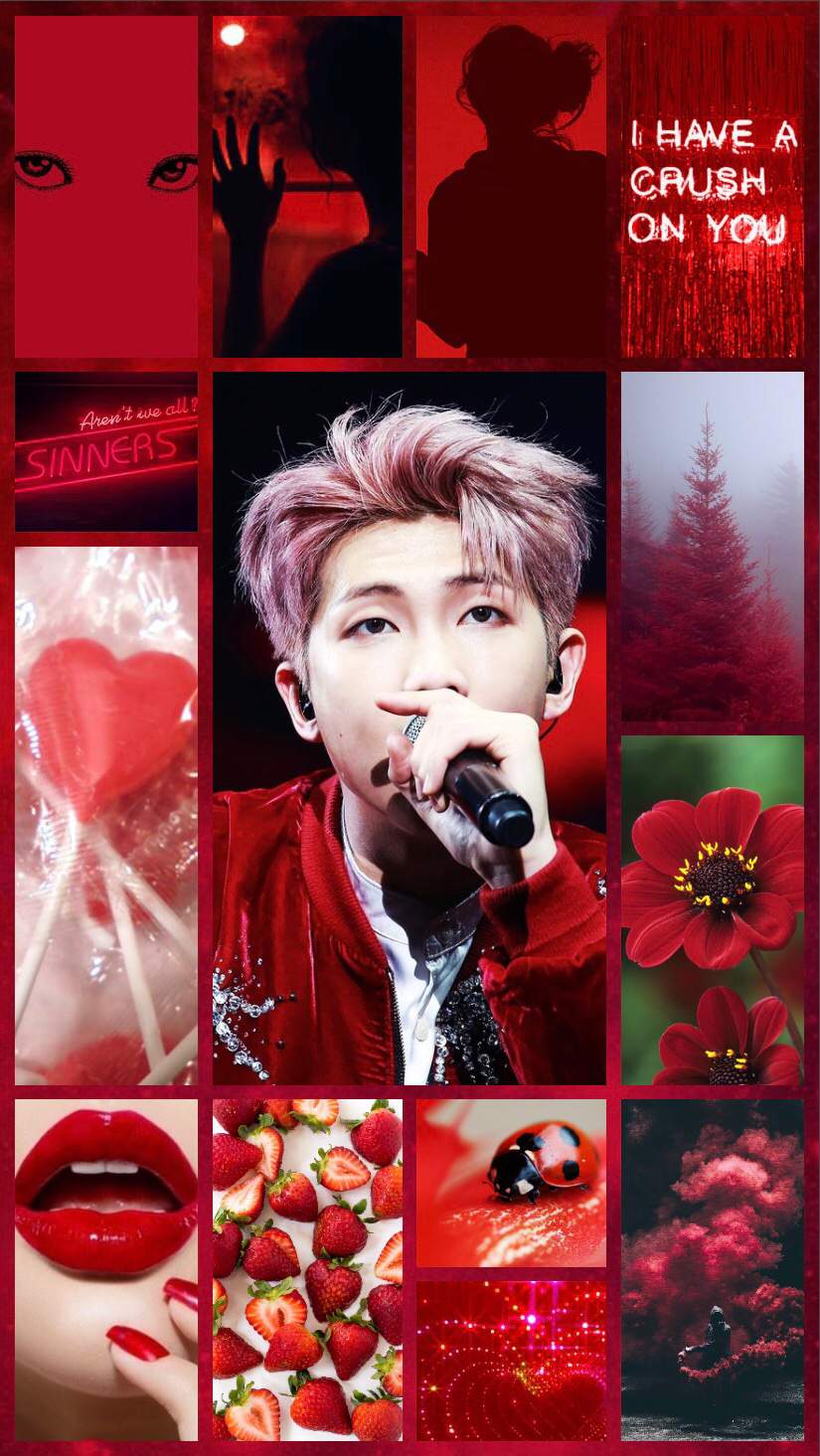 RM Color Aesthetic Phone Wallpaper. RM ARMY Amino