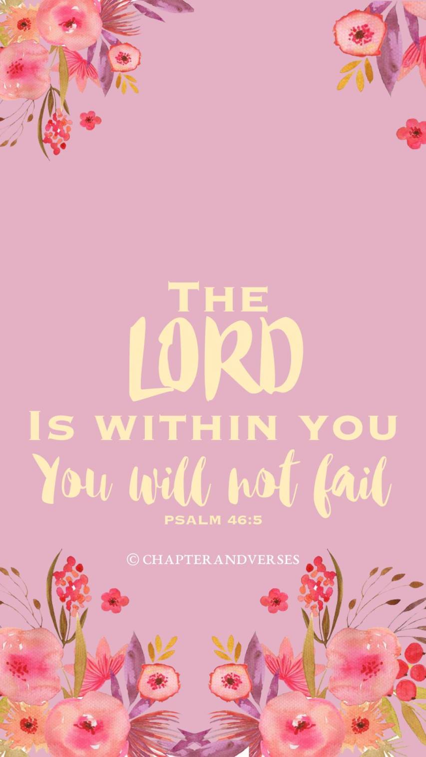 The lord is within you, and your heart will not fail - Christian