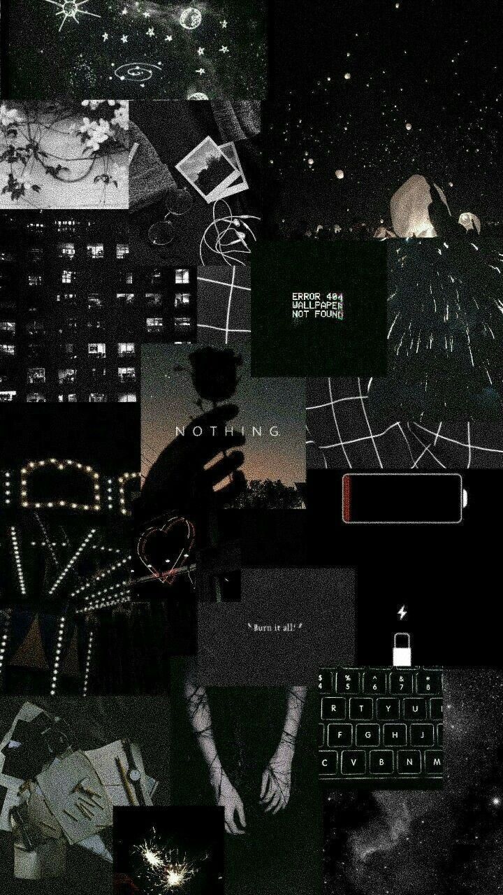 Cute black aesthetic Wallpaper Download
