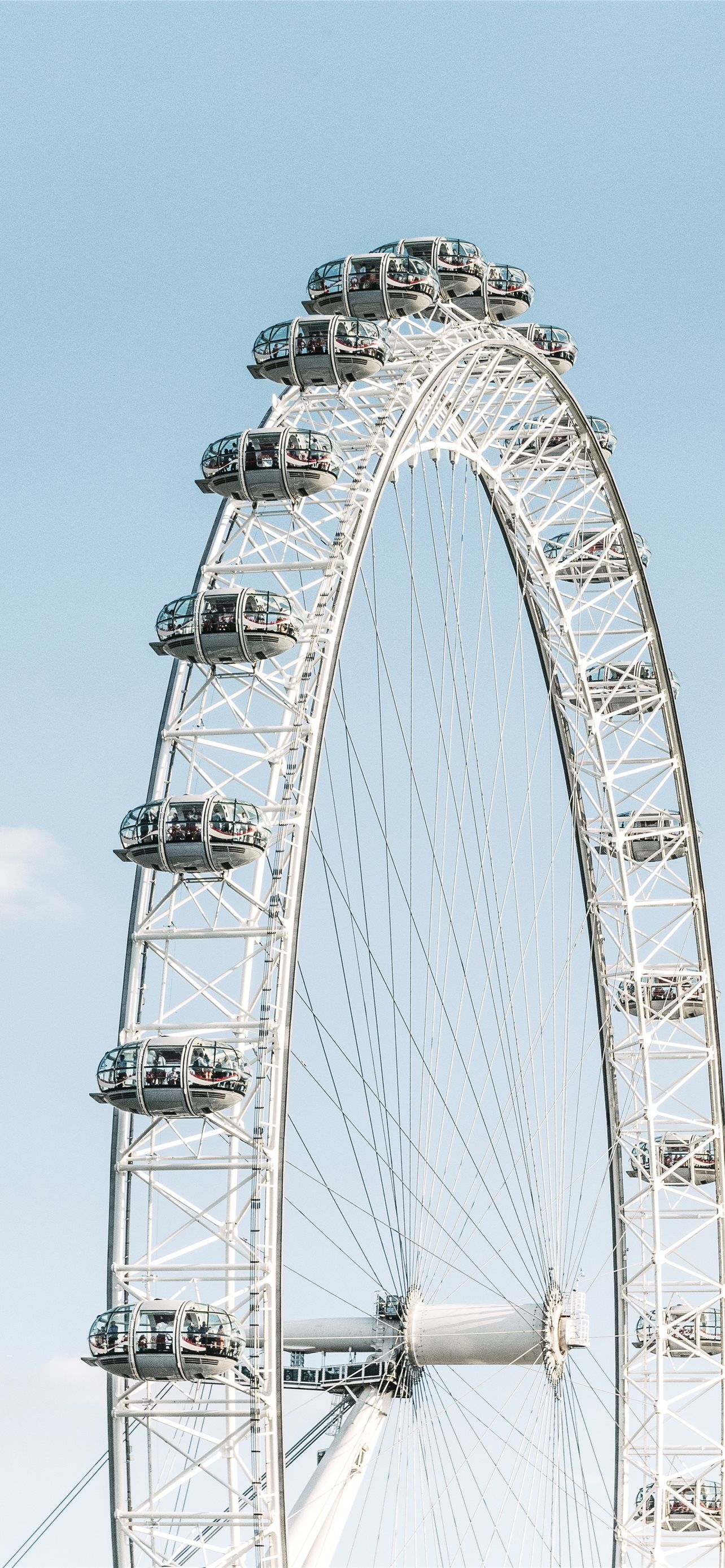 A man riding on top of the  - London