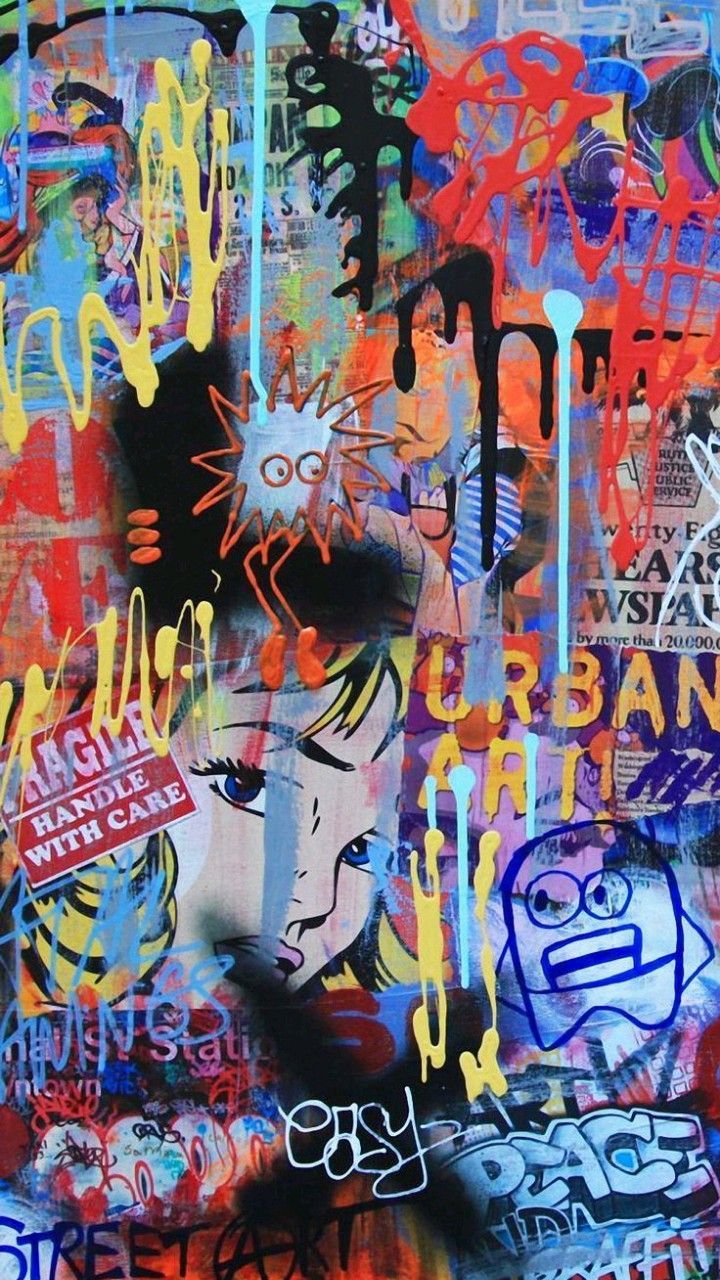 graffiti wallpaper colourful background. Graffiti canvas art, Graffiti wallpaper, Graffiti style art