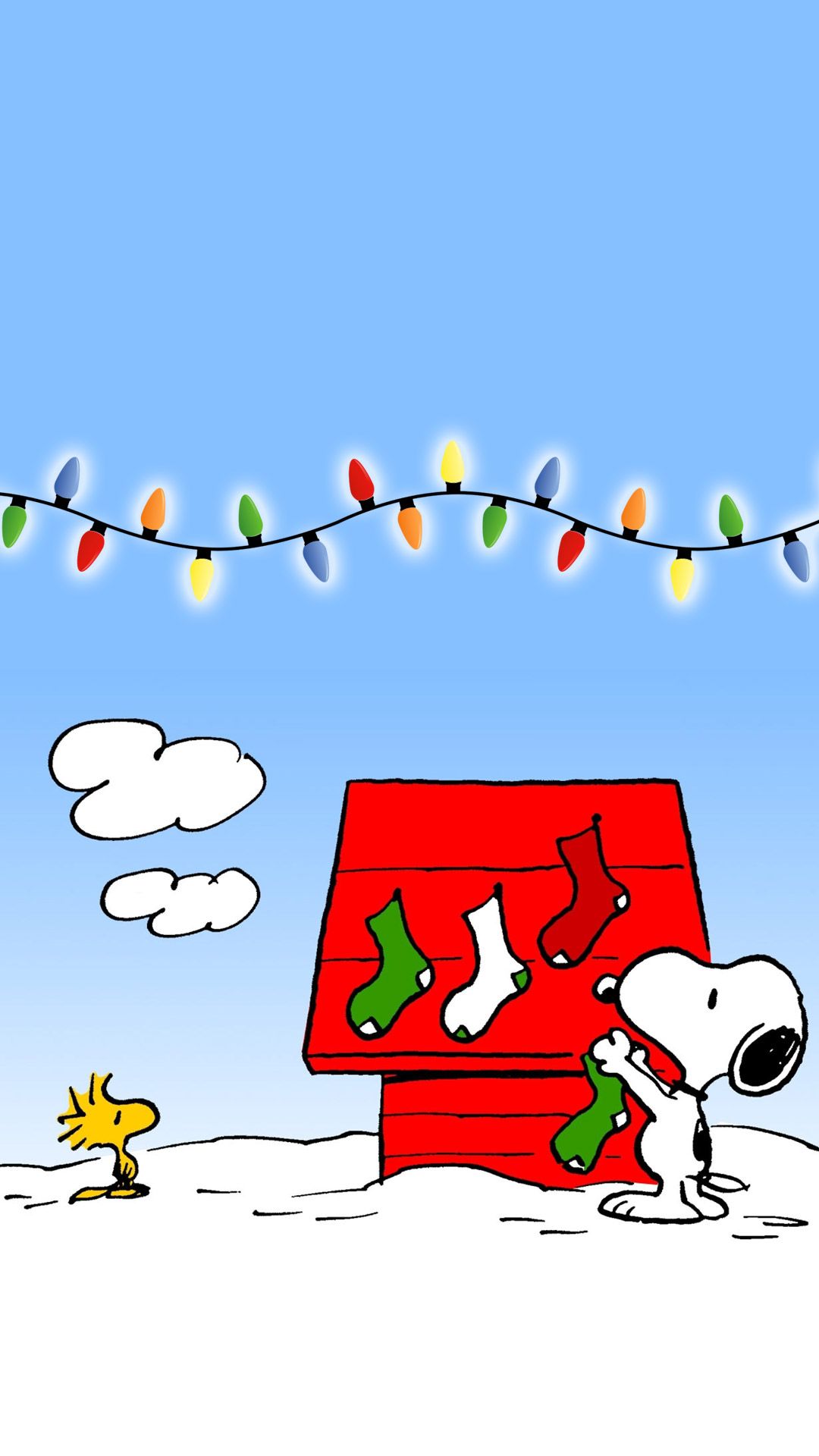 A peanuts snoopy Christmas wallpaper for your phone - Snoopy