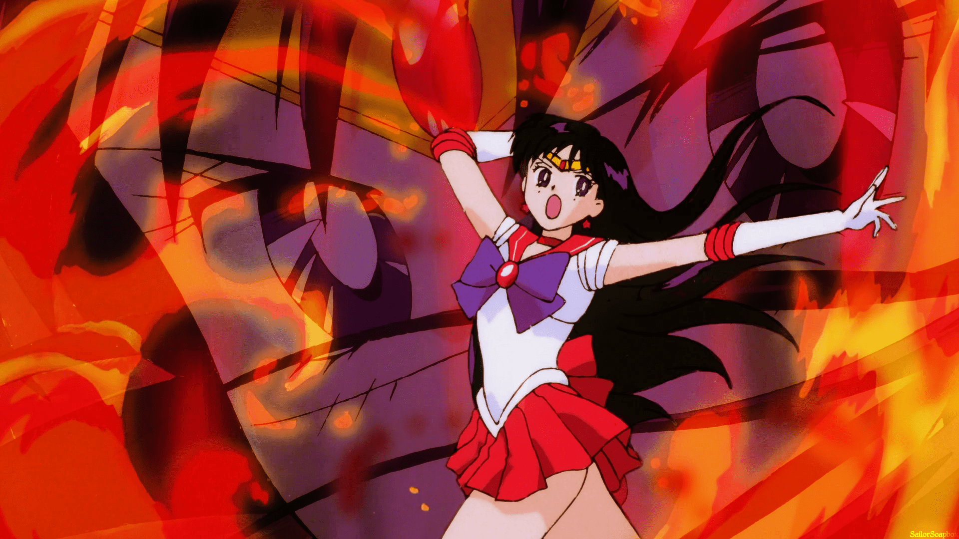 Sailor Mars Rei Hino Wallpaper