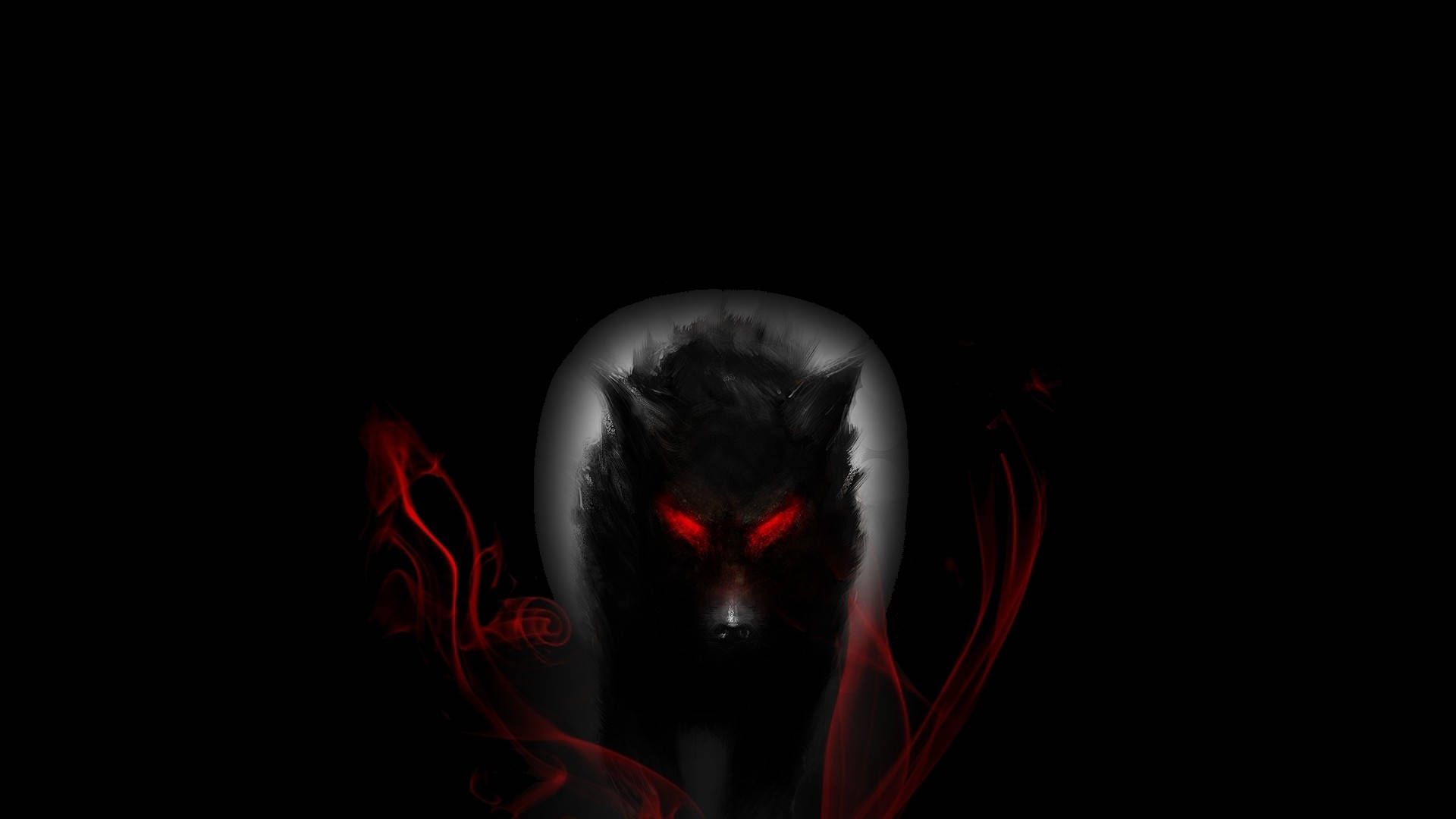 Download Cool Wolf Dark Aesthetic Wallpaper