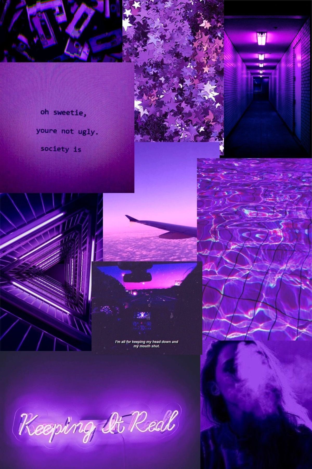Aesthetic purple wallpaper phone background for your phone - Violet