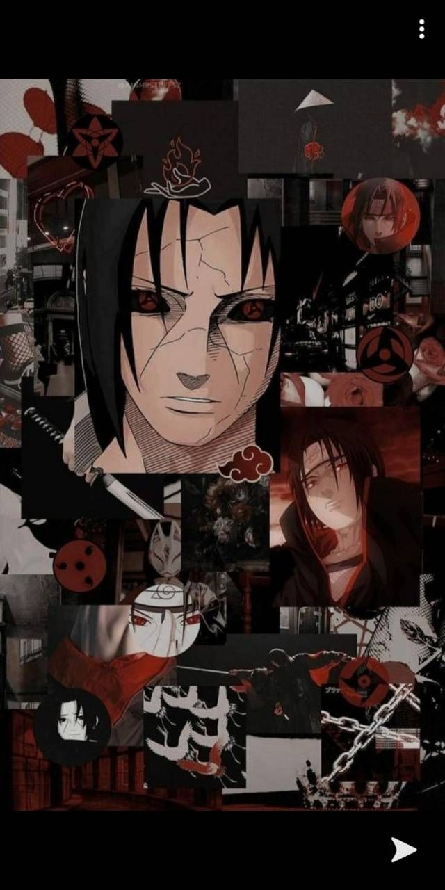 Aesthetic wallpaper of Itachi Uchiha from the anime series Naruto. - Itachi Uchiha