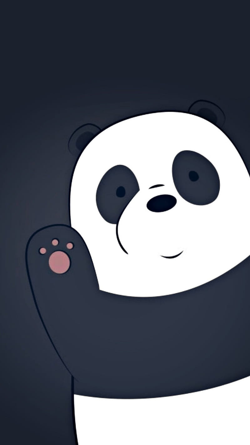Oso, bear, bare, bears, rabbit, symbol, polar, mushrooms, panda, HD phone wallpaper. - Panda