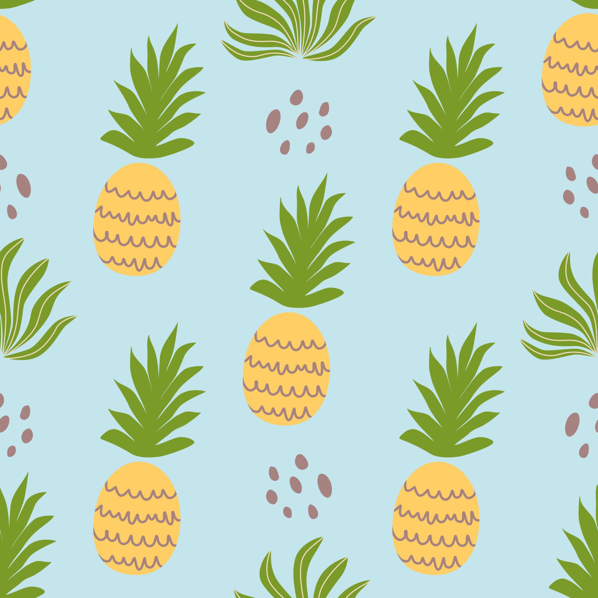 A pineapple repeat pattern - Pineapple