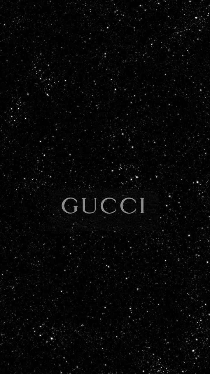 Download Black Minimalist Gucci Designer Aesthetic Wallpaper