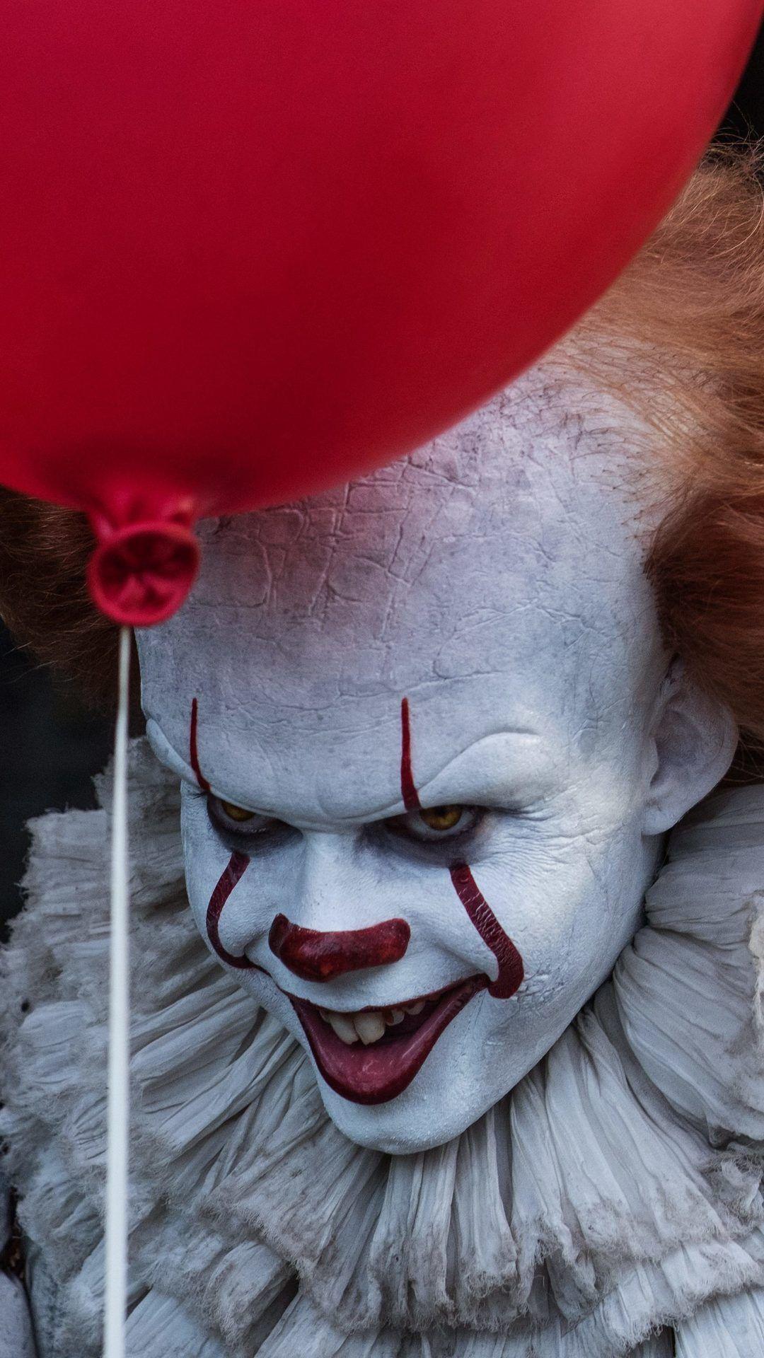 Pennywise the clown from it 2017 phone wallpaper - Pennywise