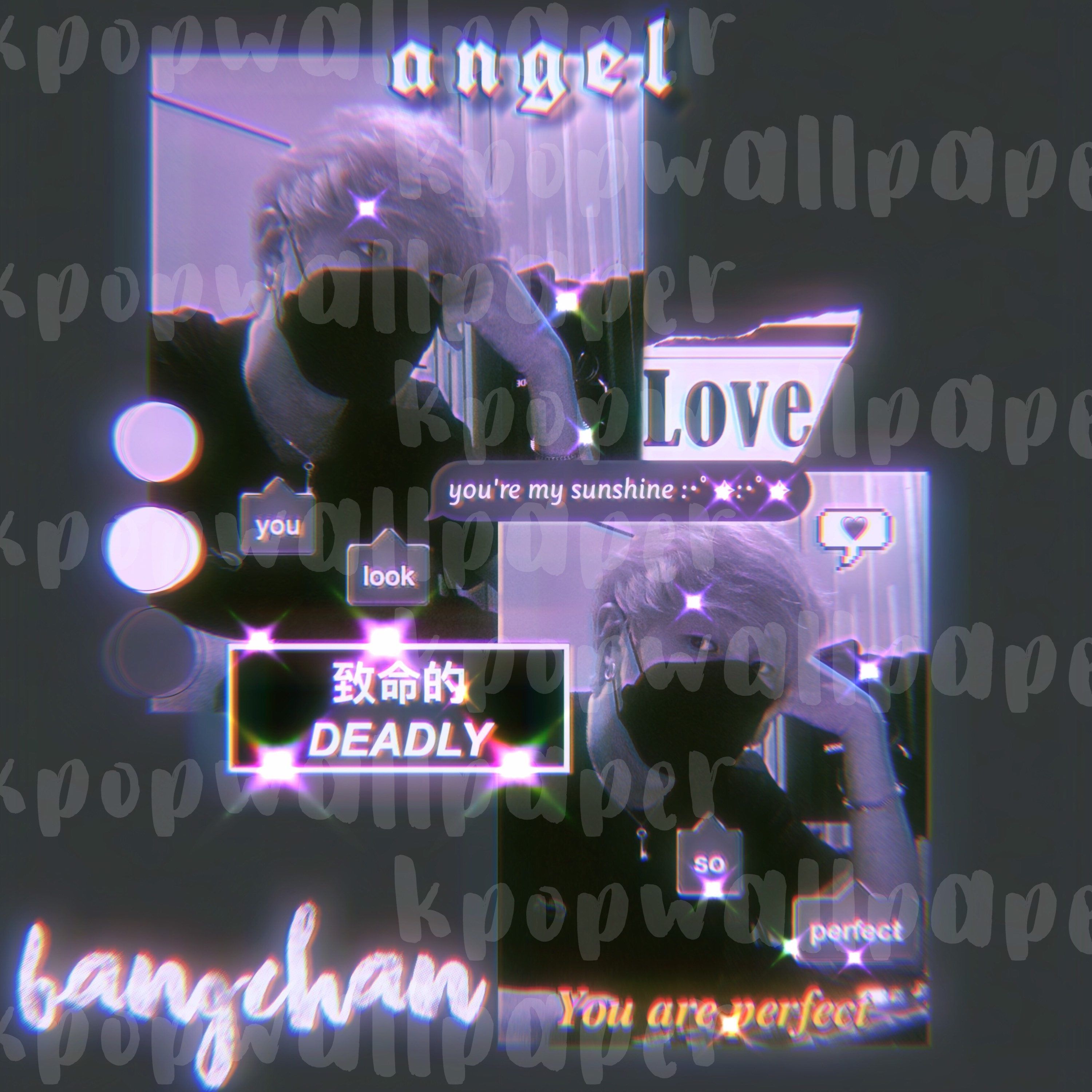 Bangchan Dark Aesthetic Icon