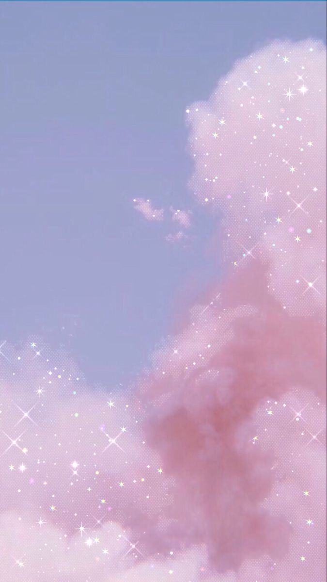 Aesthetic bling cloud ☁️✨. Glitter phone wallpaper, Pink wallpaper background, Blue glitter wallpaper