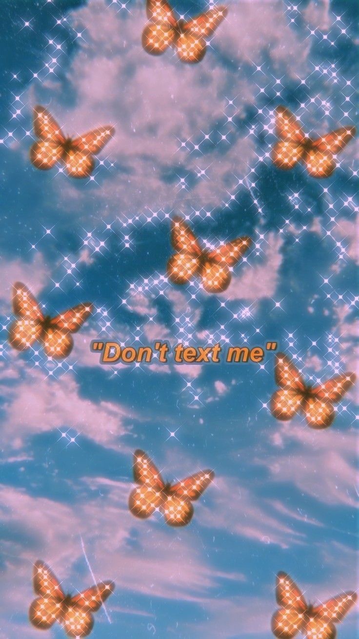 A picture of butterflies flying in the sky - Bling