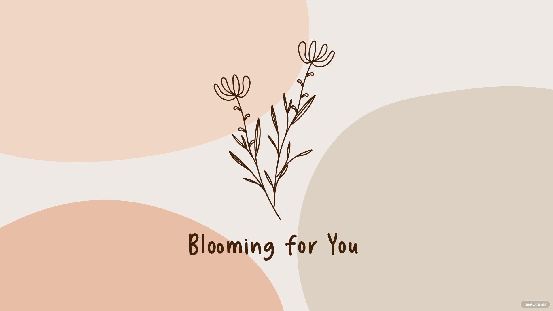 Blooming for you - free vector - Flower