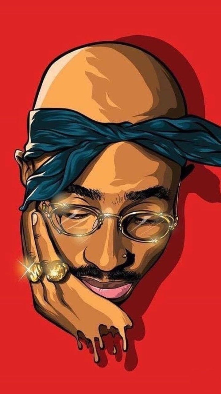 Tupac Red Wallpaper Free HD Wallpaper