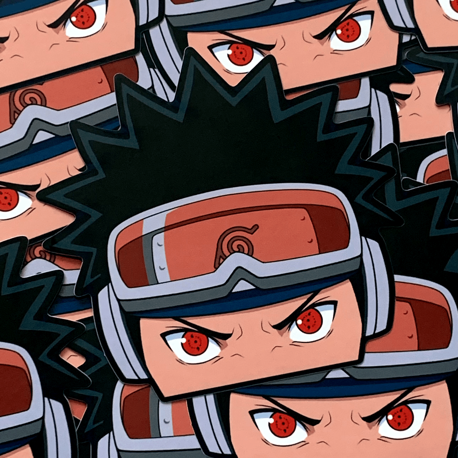 OBITO NARUTO SHIPPUDEN ANIME PEEKER STICKER