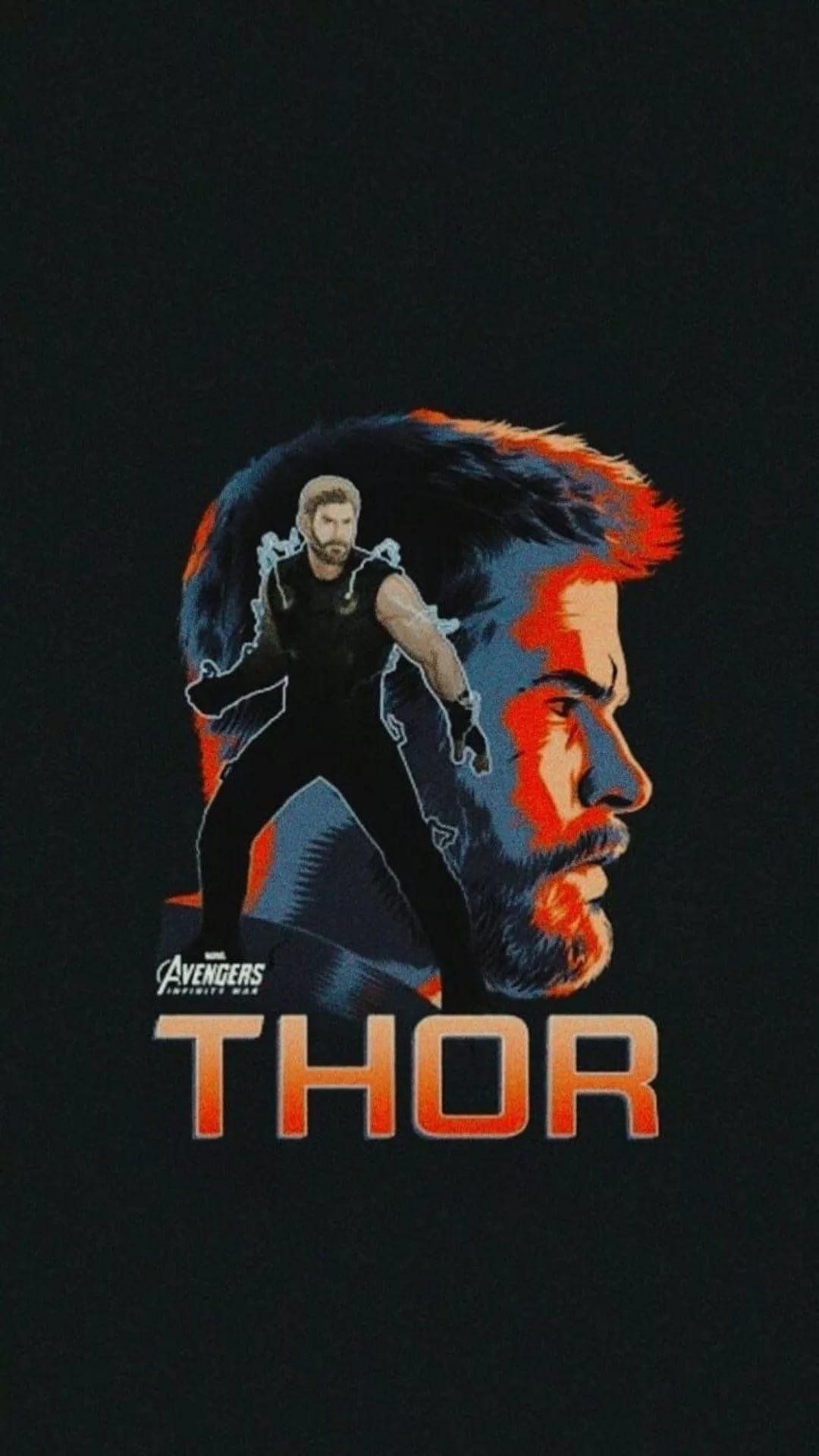 Thor illustration art Wallpaper Download