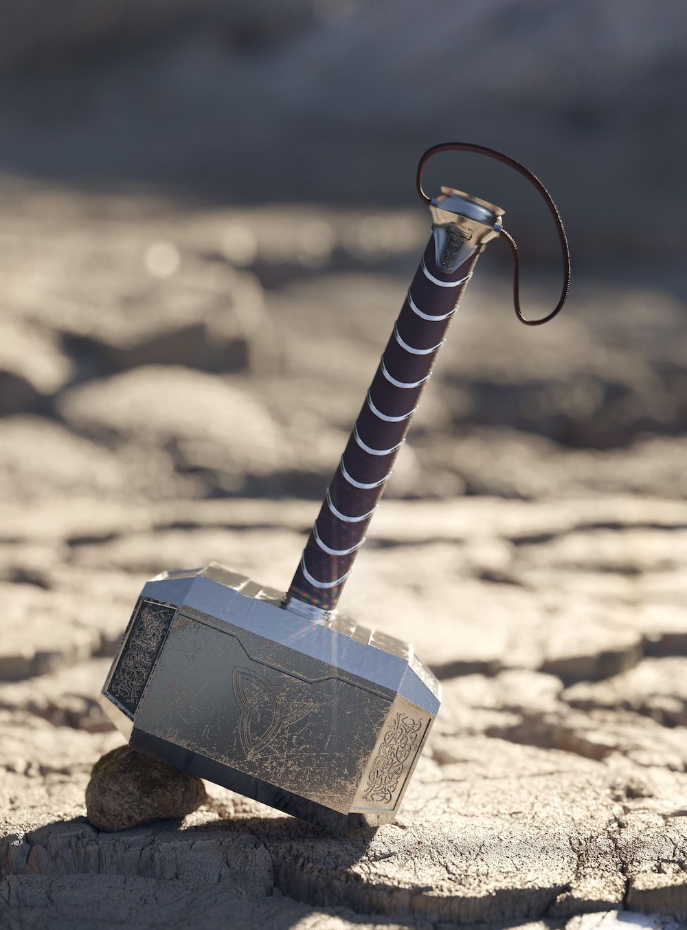 Thor's hammer on the ground - Thor