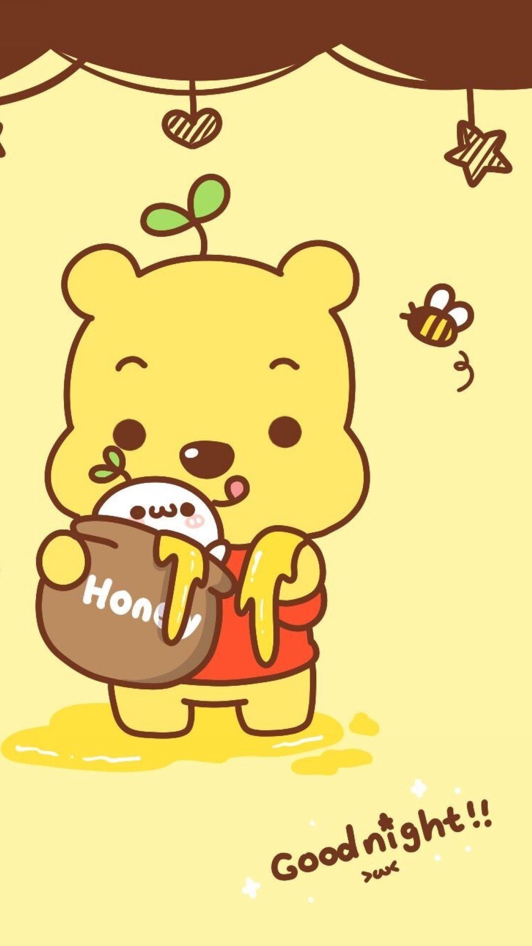 Winnie the Pooh iPhone Wallpaper with high-resolution 1080x1920 pixel. You can use this wallpaper for your iPhone 5, 6, 7, 8, X, XS, XR backgrounds, Mobile Screensaver, or iPad Lock Screen - Winnie the Pooh, kawaii, Japanese