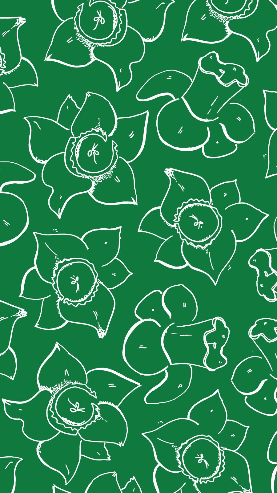 Daffodil iPhone Wallpaper Verderame Marketing Agency - Sage green
