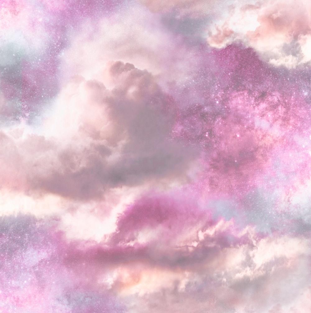 A pink and purple sky with clouds - Blush