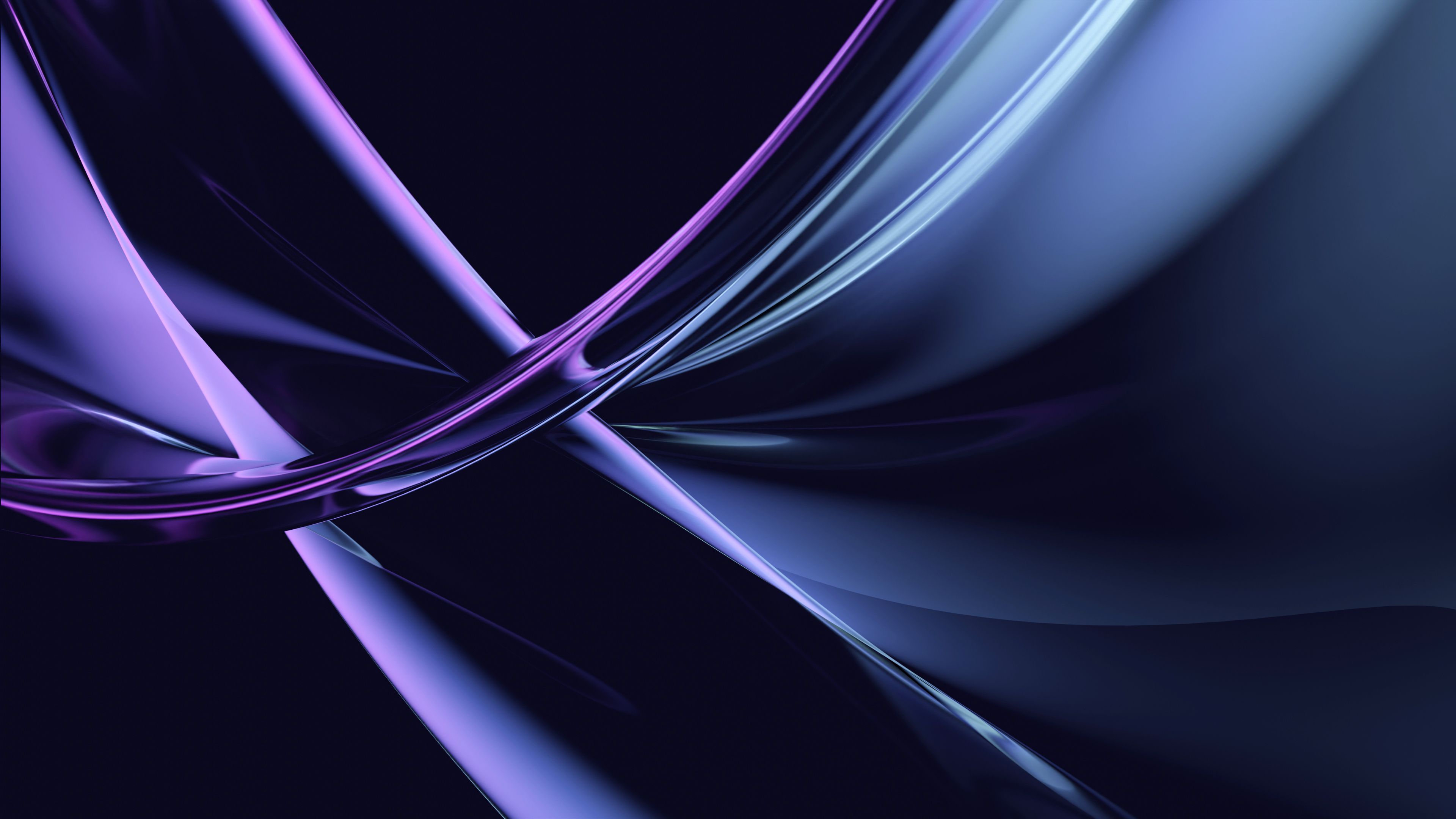 A purple and blue abstract image - Glossy