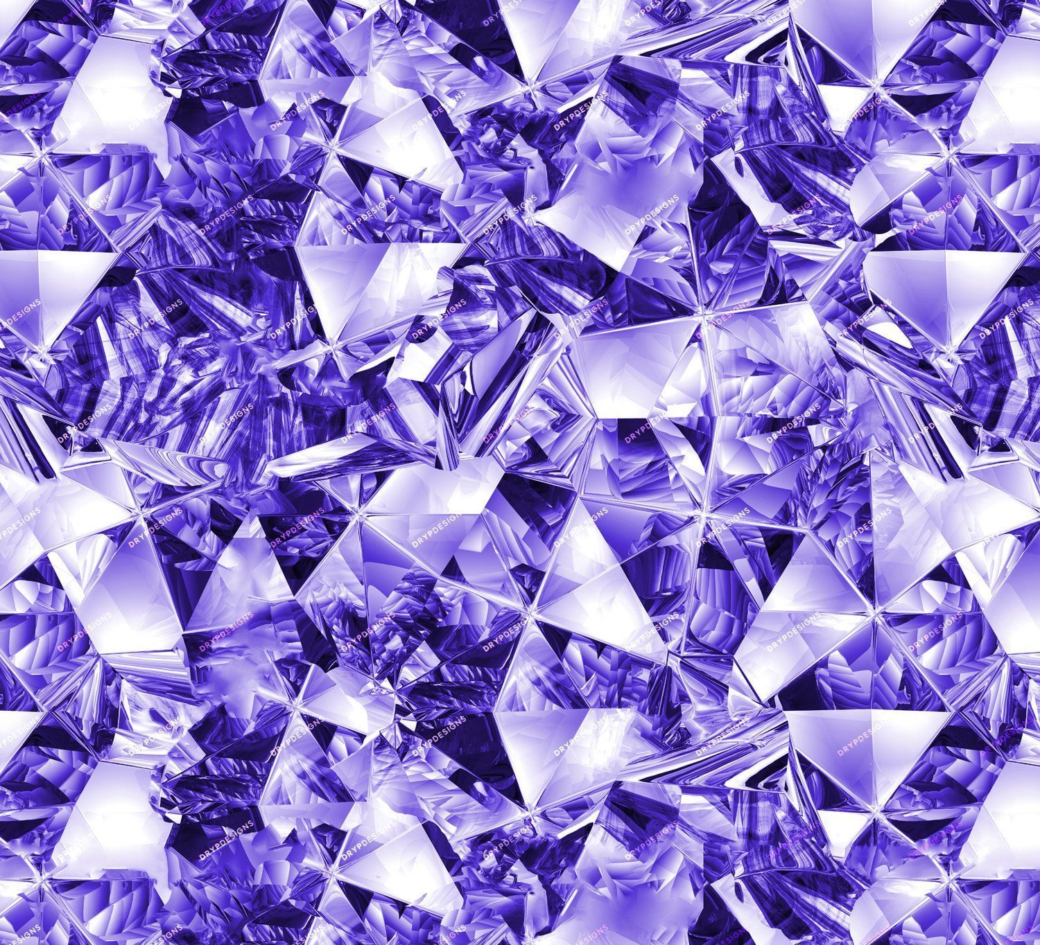 Purple Diamonds Seamless Background