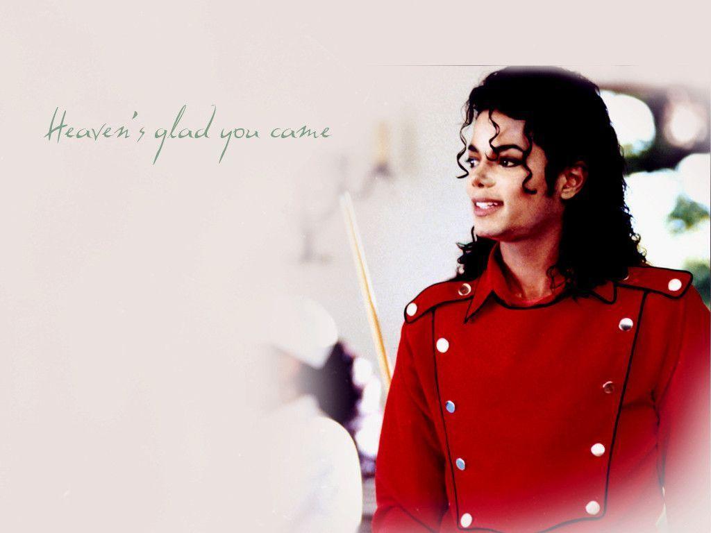 Michael Jackson wallpaper with the quote 