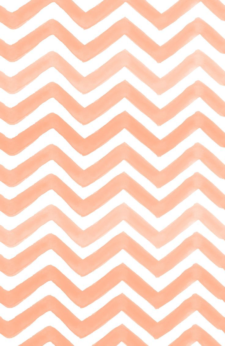 Aesthetic phone background, pink and white chevron pattern - Coral