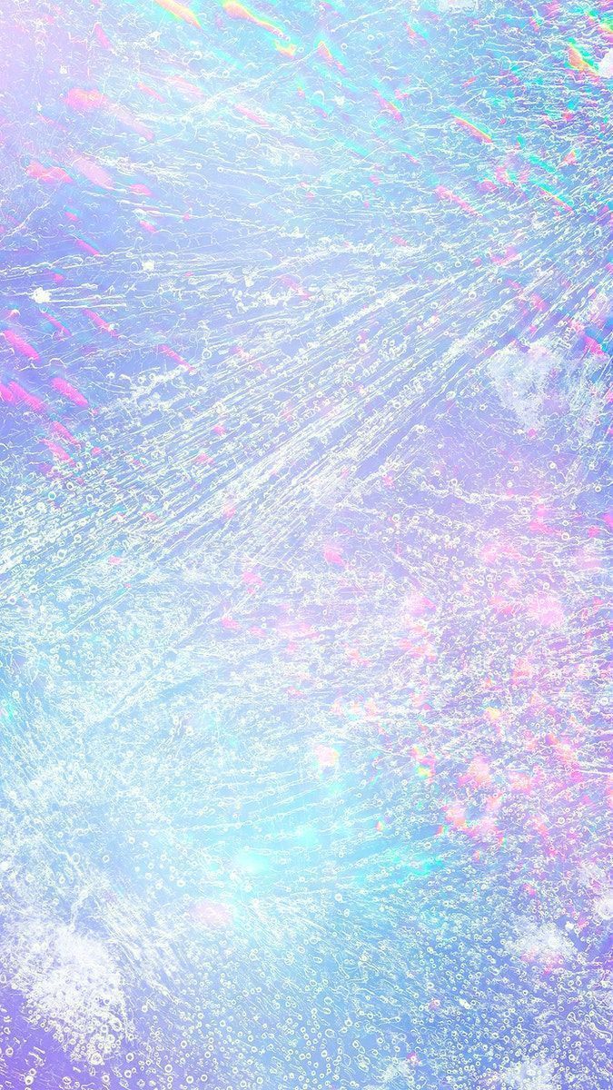 A pastel colored abstract background - Holographic, iridescent