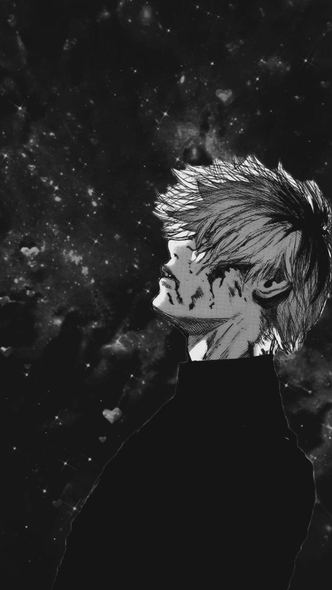 Aesthetic Anime Boy Wallpaper For Your Phone Black And White - Tokyo Ghoul